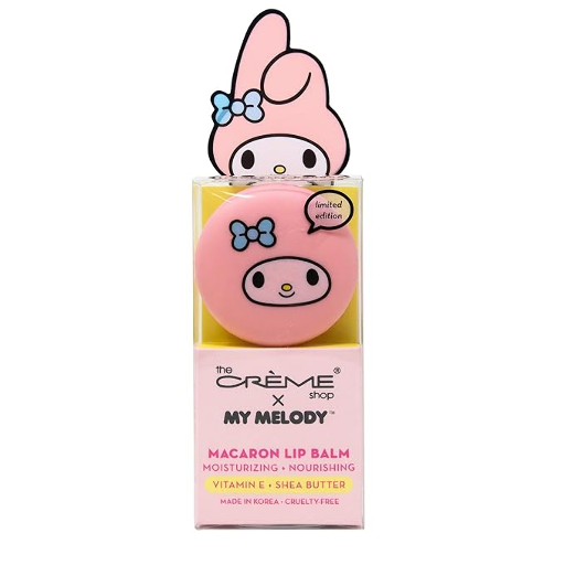 HELLO KITTY MACARON LIP BALM-STRAWBERRY BANANA