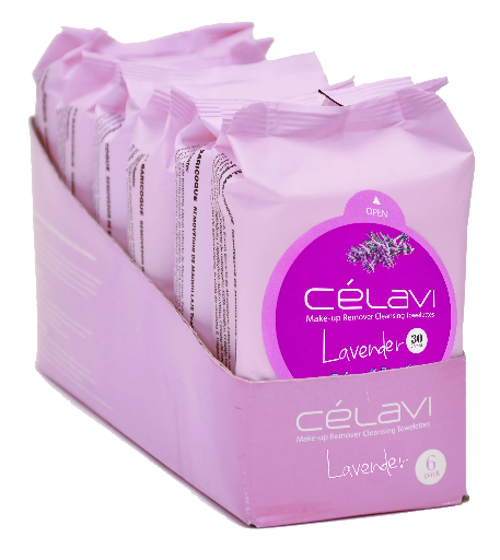 CELAVI MAKE UP REMOVER30CT-LAVENDER