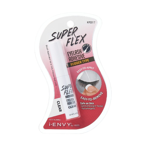 SUPER FLEX EYELASH ADHESIVE BRUSH ON - CLEAR
