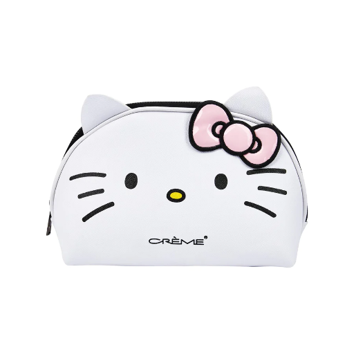 HELLO KITTY MAKE UP BAG-WHITE/PINK