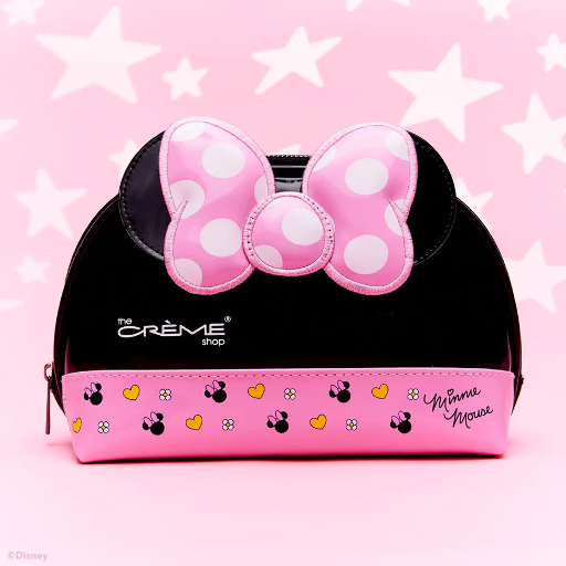 MINNE MOUSE MAKE UP BAG-PINK/BK