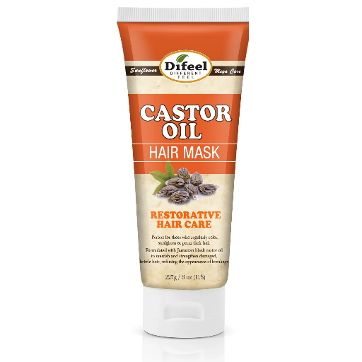 HAIR MASK TUBE 8OZ-CASTOR OIL