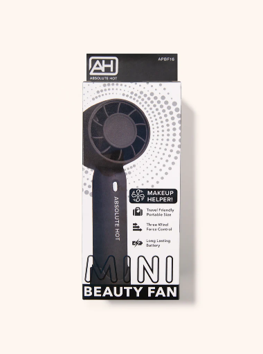 ABNY-AH MINI BEAUTY FAN-BLACK