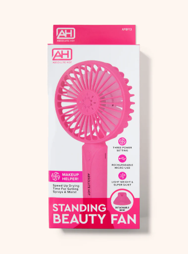 ABNY-STANGING BEAUTY FAN-PINK