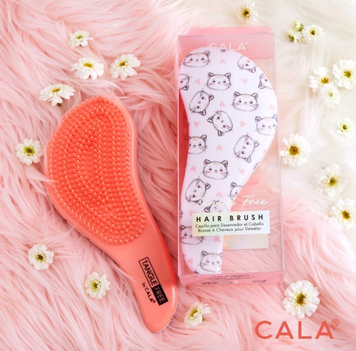 TANGLE FREE HAIR BRUSH-MEOWMEOW