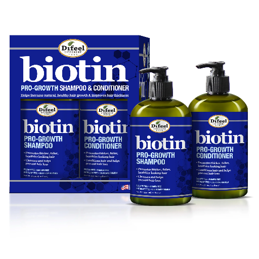 DIFEEL SHAMPOO+CONDITIONER 12OZ - BIOTIN PRO GROWTH