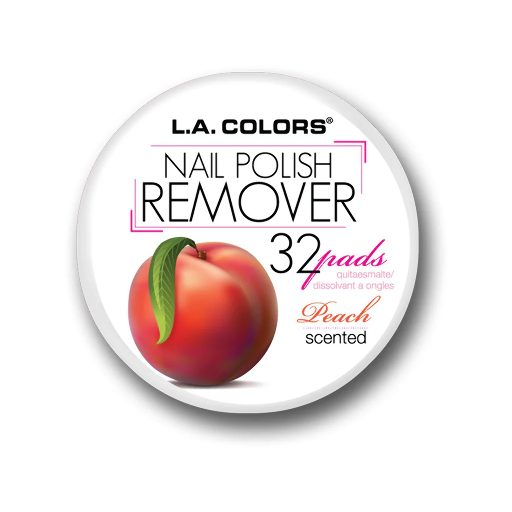 POLISH REMOVAL 32CT PAD-PEACH