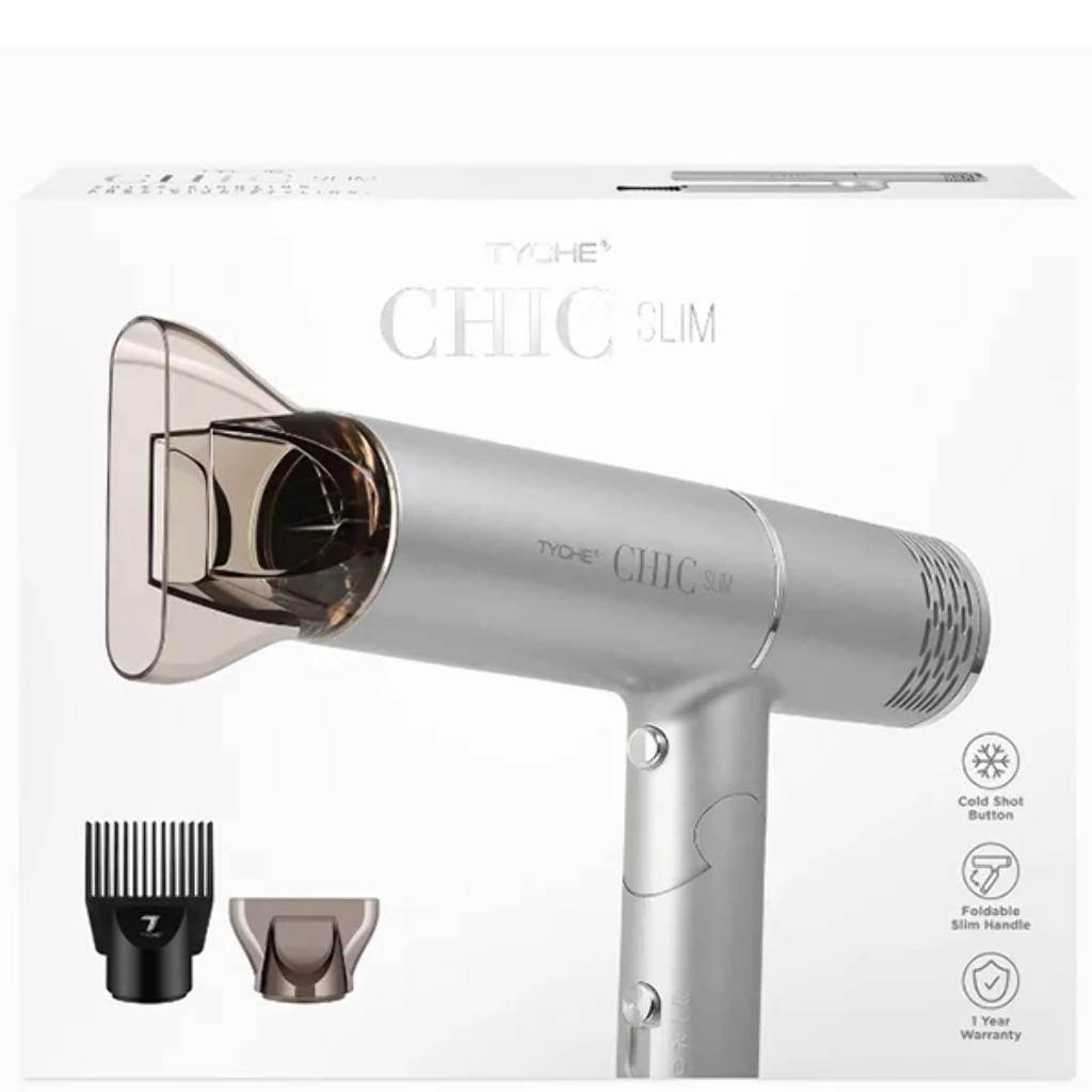 TYCHE CHIC SLIM HAIR DRYER-SILVER