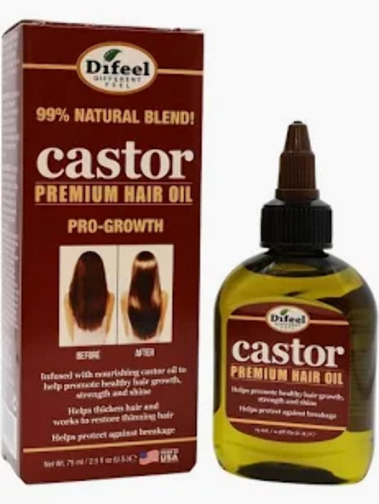 DIFEEL CASTOR PRO GROWTH HAIL OIL 75ML(BOX)
