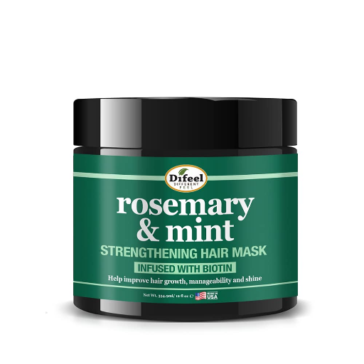DIFEEL HAIR MASK JAR 12OZ - ROSEMARY&MINT