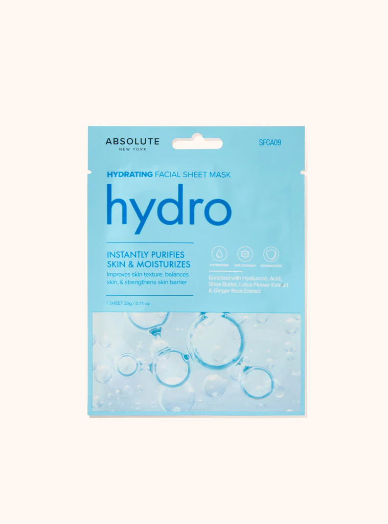 ABNY-FACIAL SHEET MASK-HYDRO HYDRATING