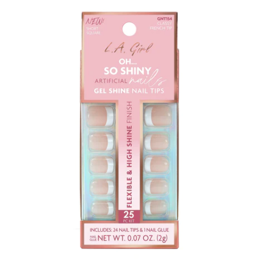 OH SO SHINY GEL SHINE NAIL TIP - CLASSY FRENCH TIP
