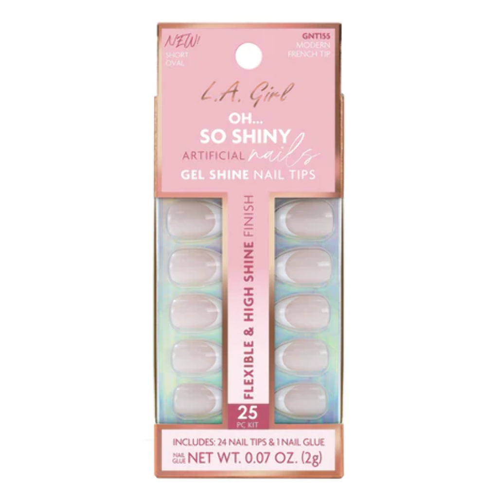 OH SO SHINY GEL SHINE NAIL TIP - MODERN FRENCH TIP