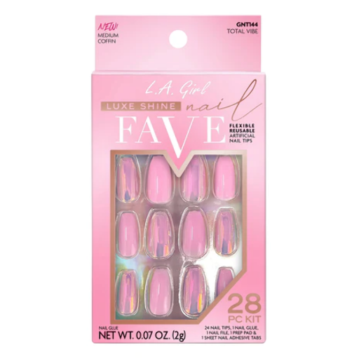 LUXE SHINE FAVE 28PC NAIL TIP-TOTAL VIBE***