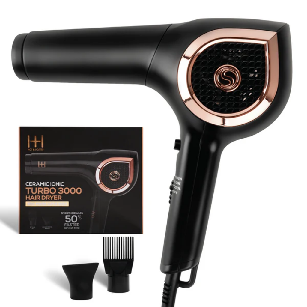 HH CERAMIC IONIC TURBO 3000 HAIR DRYER