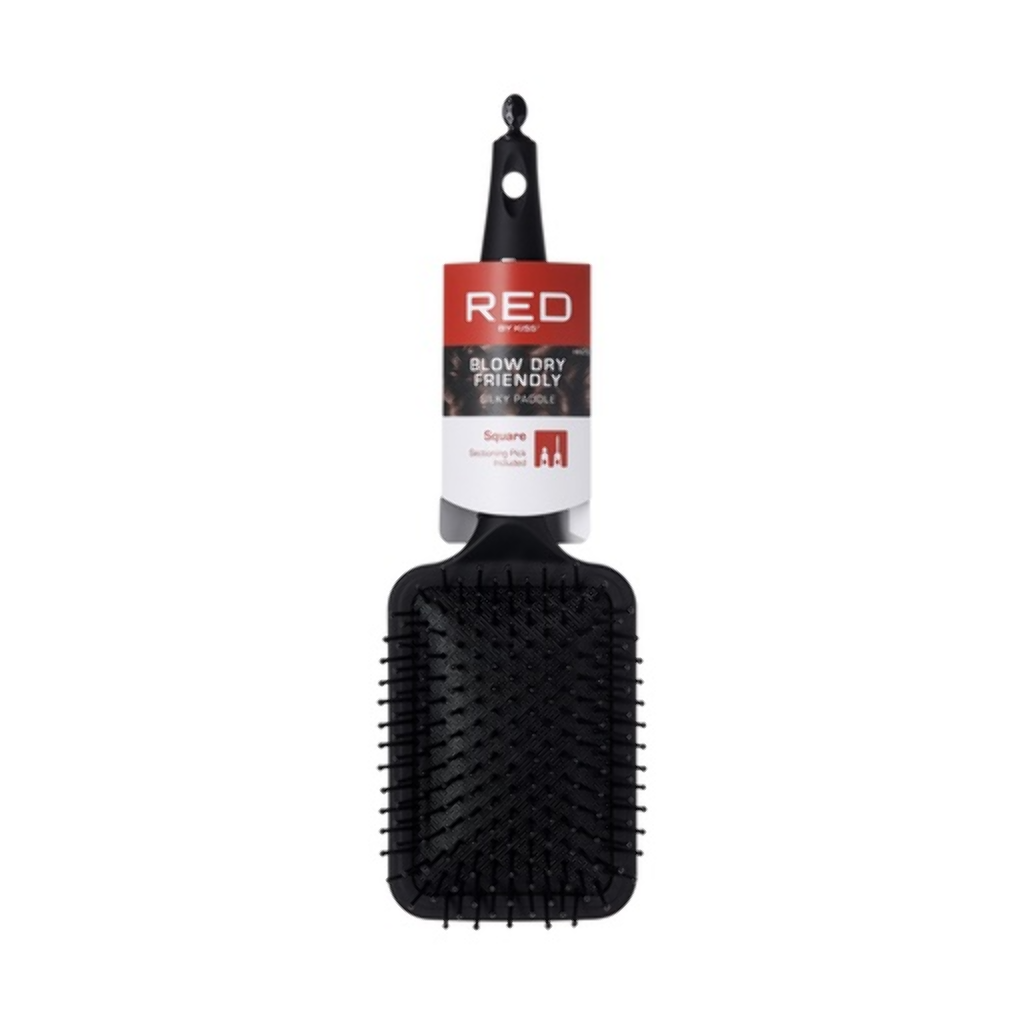 RED BLOW DRY SILKY PADDLE BRUSH