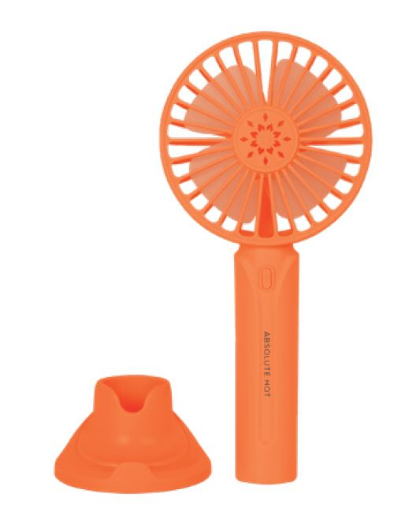 ABNY-STANDING BEAUTY FAN-ORANGE