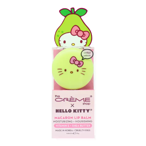 HELLO KITTY MACARON LIP BALM-JUICY PEAR