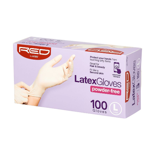 RED LATEXGLOVES 100PC-POWDER FREE