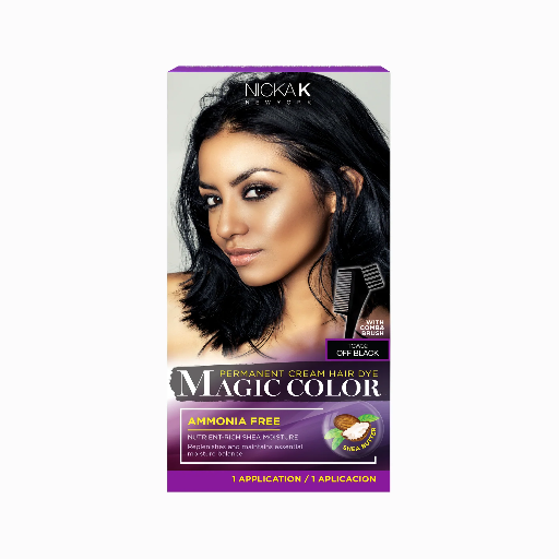 NK PERMANENT CREAM HAIR DYE MAGIC COLOR-OFF BLACK