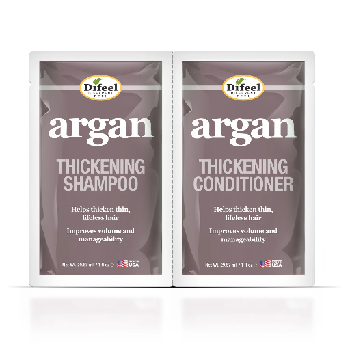 DIFEEL SHAMPOO+CONDITIONER PACK 1OZ - ARGAN THICKENING