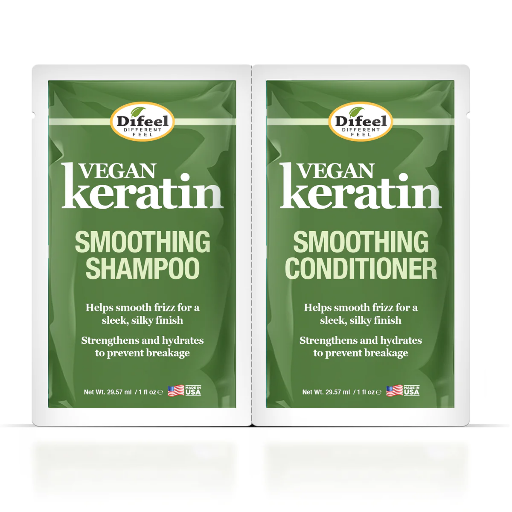 SHAMPOO+CONDITIONER 1OZ-KERATIN SMOOTHING***