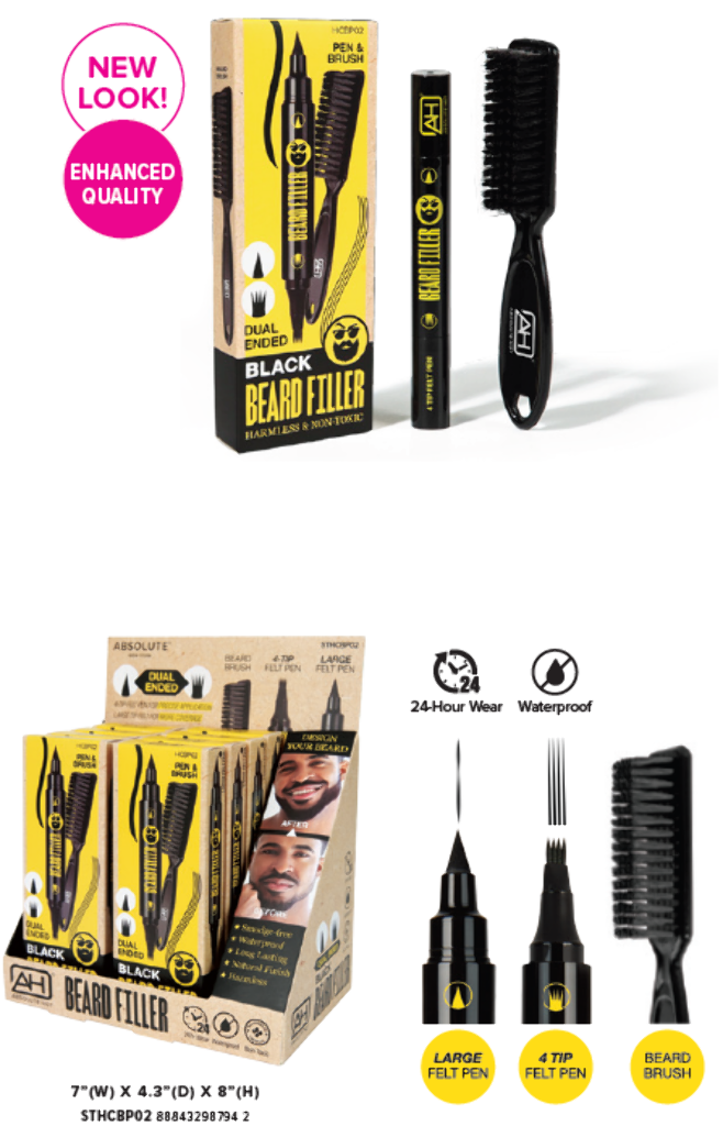 AH TYCHE - BEARD FILLER DUAL ENDED PEN & BRUSH