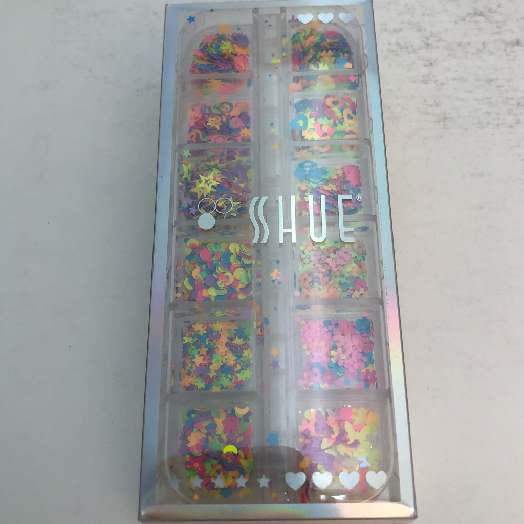 SHUE - 12 GLIDS SEQUINS MIX - ASSORTED SHAPES