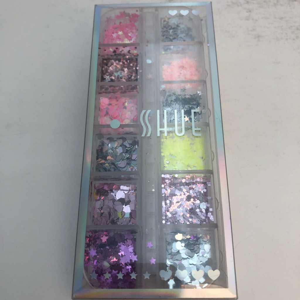 SHUE - 12 GLIDS SEQUINS MIX - ASSORTED SHAPE/COLOR