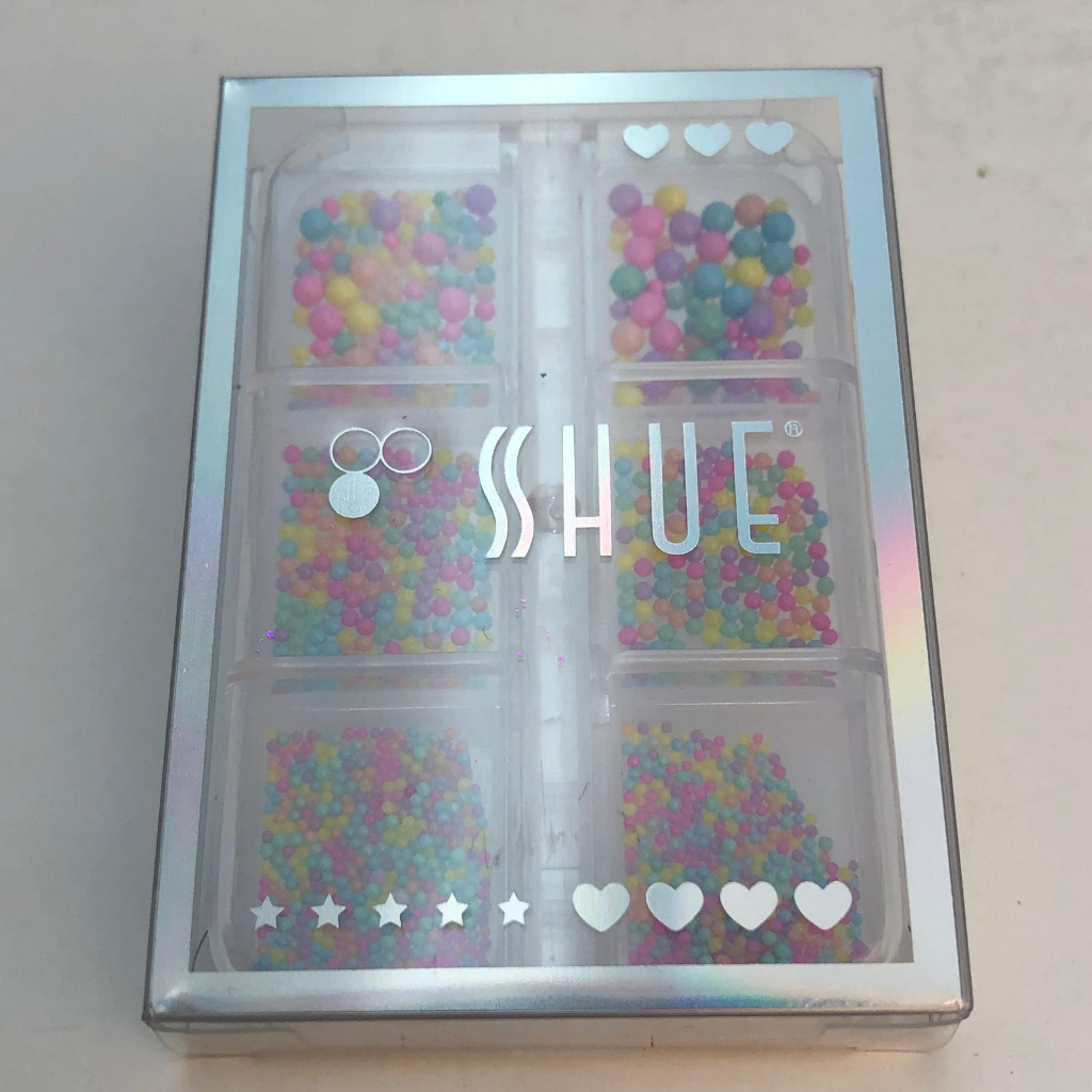 SHUE - 6 GLIDS CAVIAR NAIL DECAL BEADS - CANDY