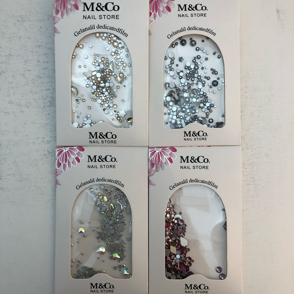 NAIL ART RHINESTONES-MIX COLOR