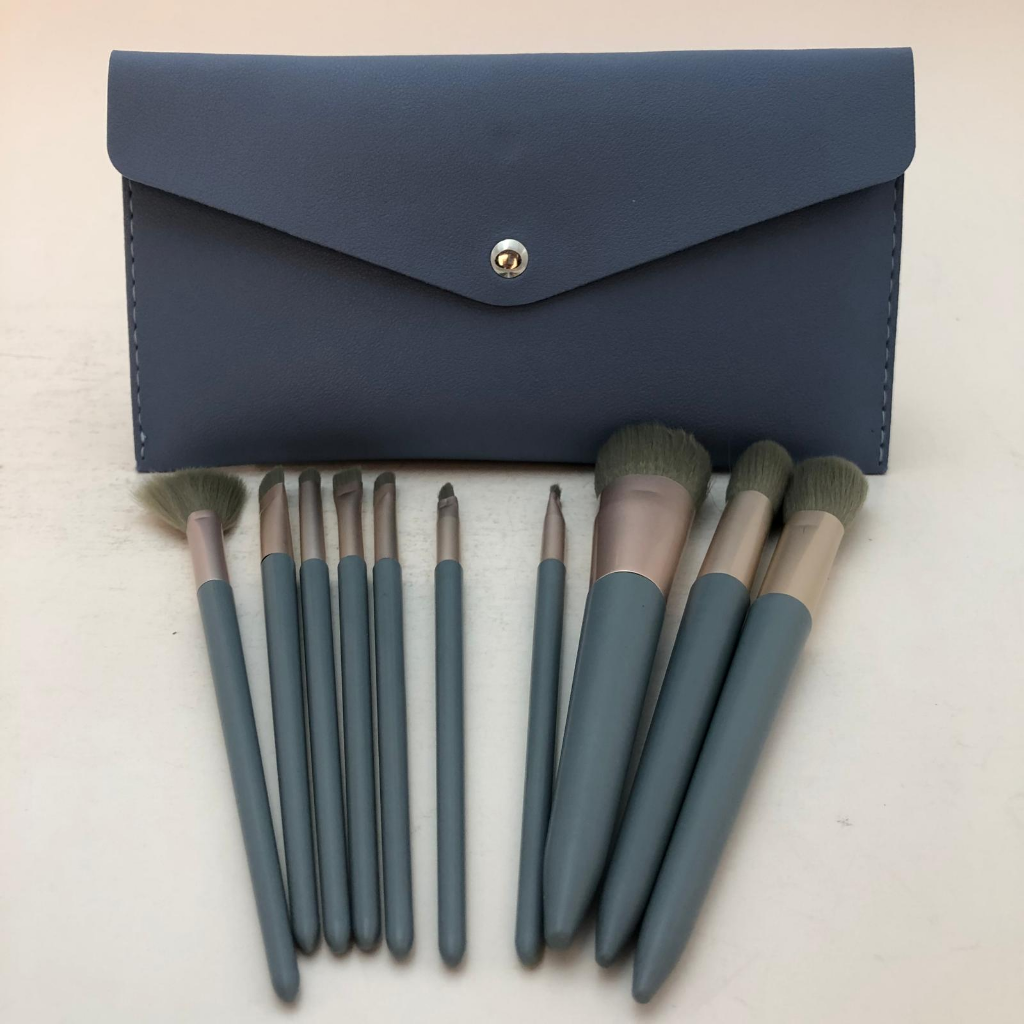 10PC BRUSH SET WITH POUCH