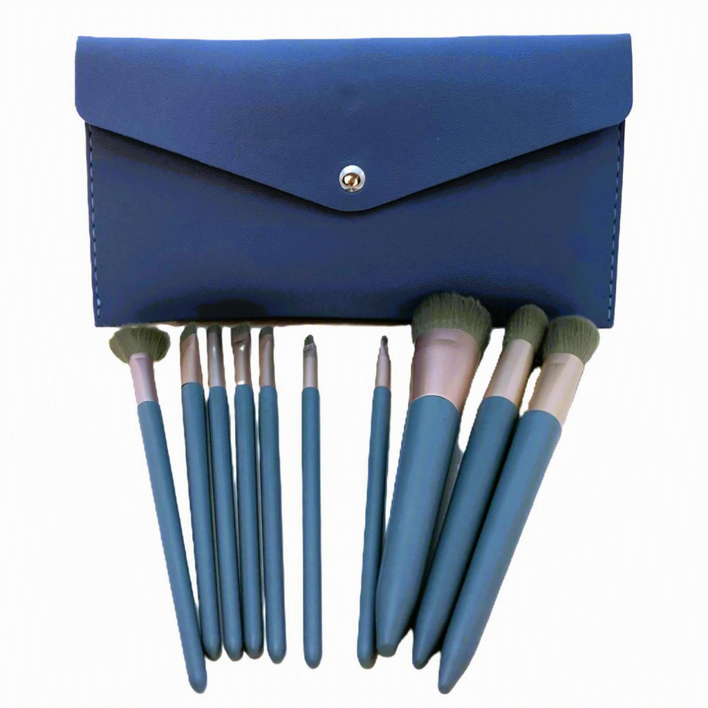 10PC BRUSH SET WITH POUCH