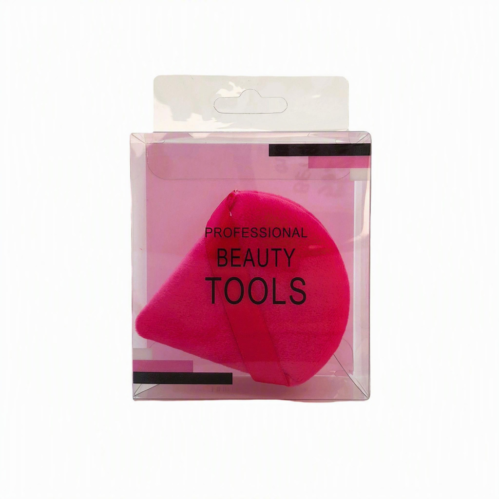 2PC TRIANGLE  POWDER PUFF-HOT PINK
