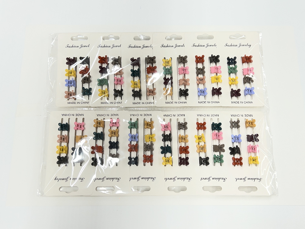 HAIR CLIP MINI-8PCBUTTERFLY