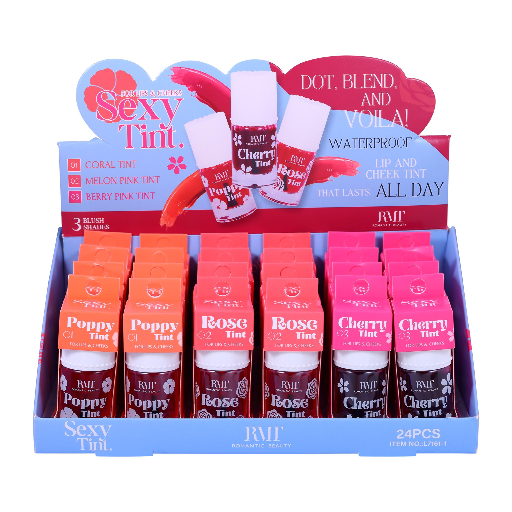 SEXY TINT 3SHADES POPPY/ROSE/CHERRY (24PC)