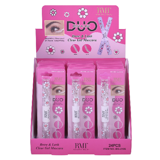 BROW & LASH DUO CLEAR MASCARA-24PCS