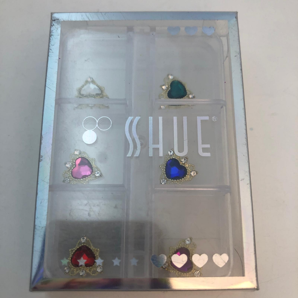 SHUE - NAIL DESIGN CHARM - HEART ASSORTED COLOR