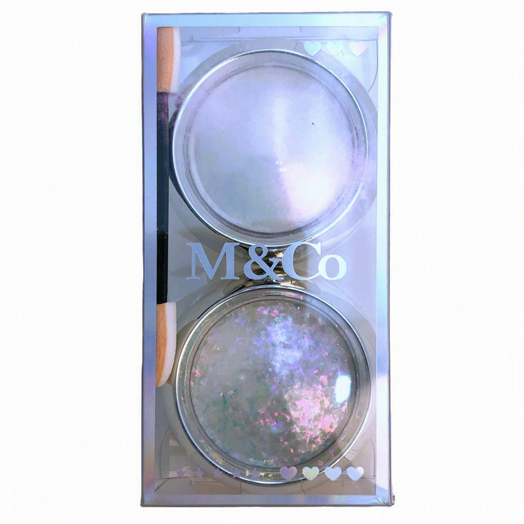 M&CO - NAIL POWDER 2PK CASE - DARK PINK HAZE
