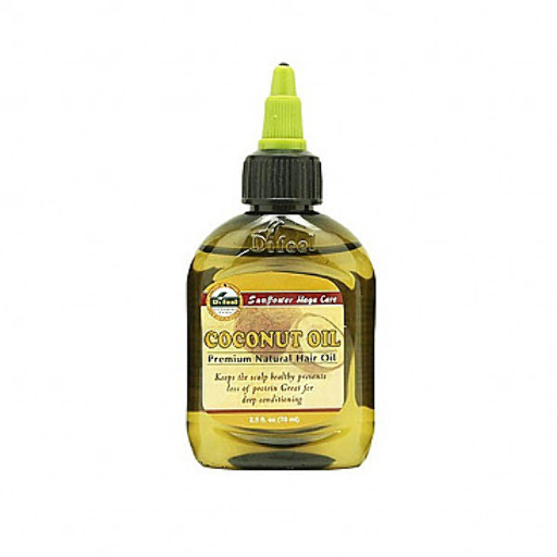 DIFEEL HAIR OIL 2.5OZ - COCONUT OIL (12PC)