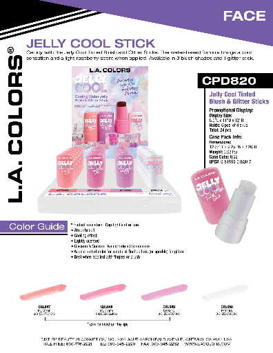 CPD820 - JELLY COOL STICK (24PCS) w/ DISPLAY