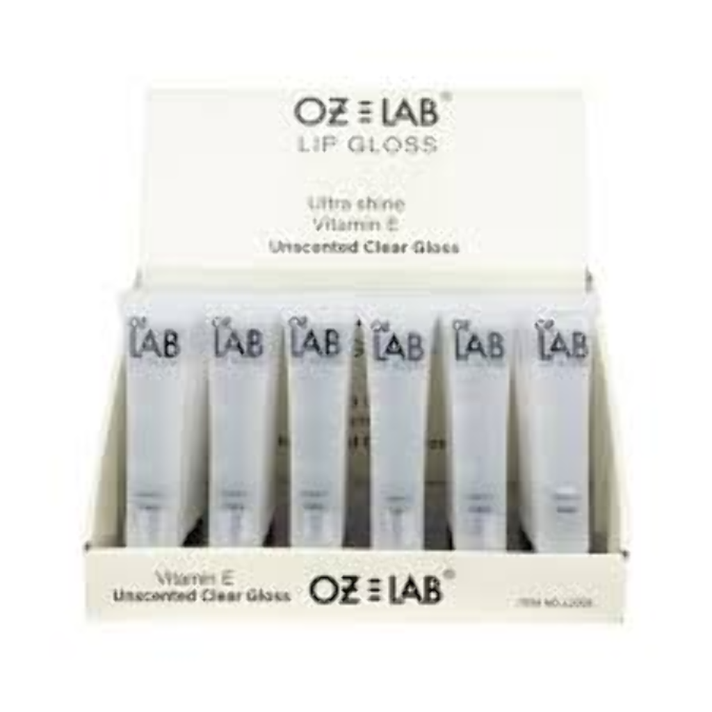 OZLAB LIP GLOSS - CLEAR (48pcs)