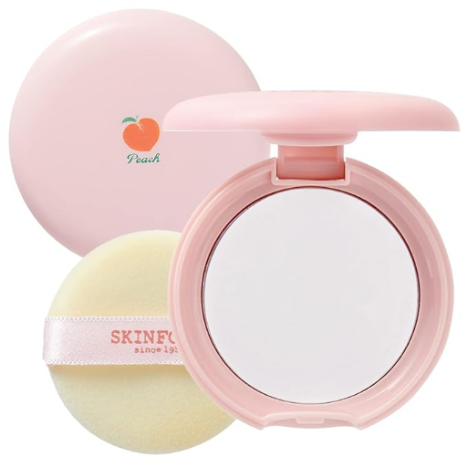 SKINFOOD-PEACH COTTON PORE BLUR PACT 4g