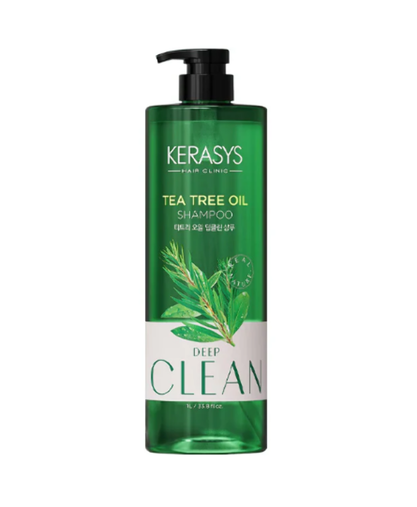 KERASYS TEA TREE OIL - DEEP CLEAN  SHAMPOO 1L (GREEN)