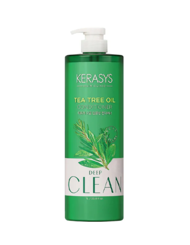 KERASYS TEA TREE OIL - DEEP CLEAN CONDITIONER 1L (GREEN)