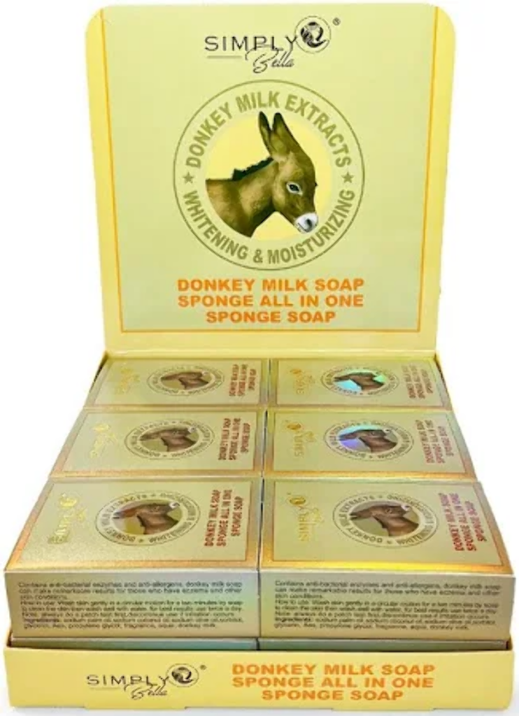 SIMPLY BELLA - DONKEY MILK SPONGE SOAP