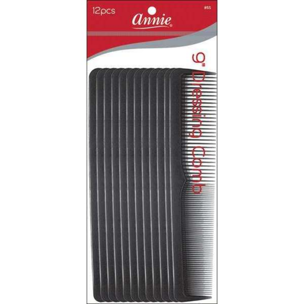 DRESSING COMB 9" BLACK