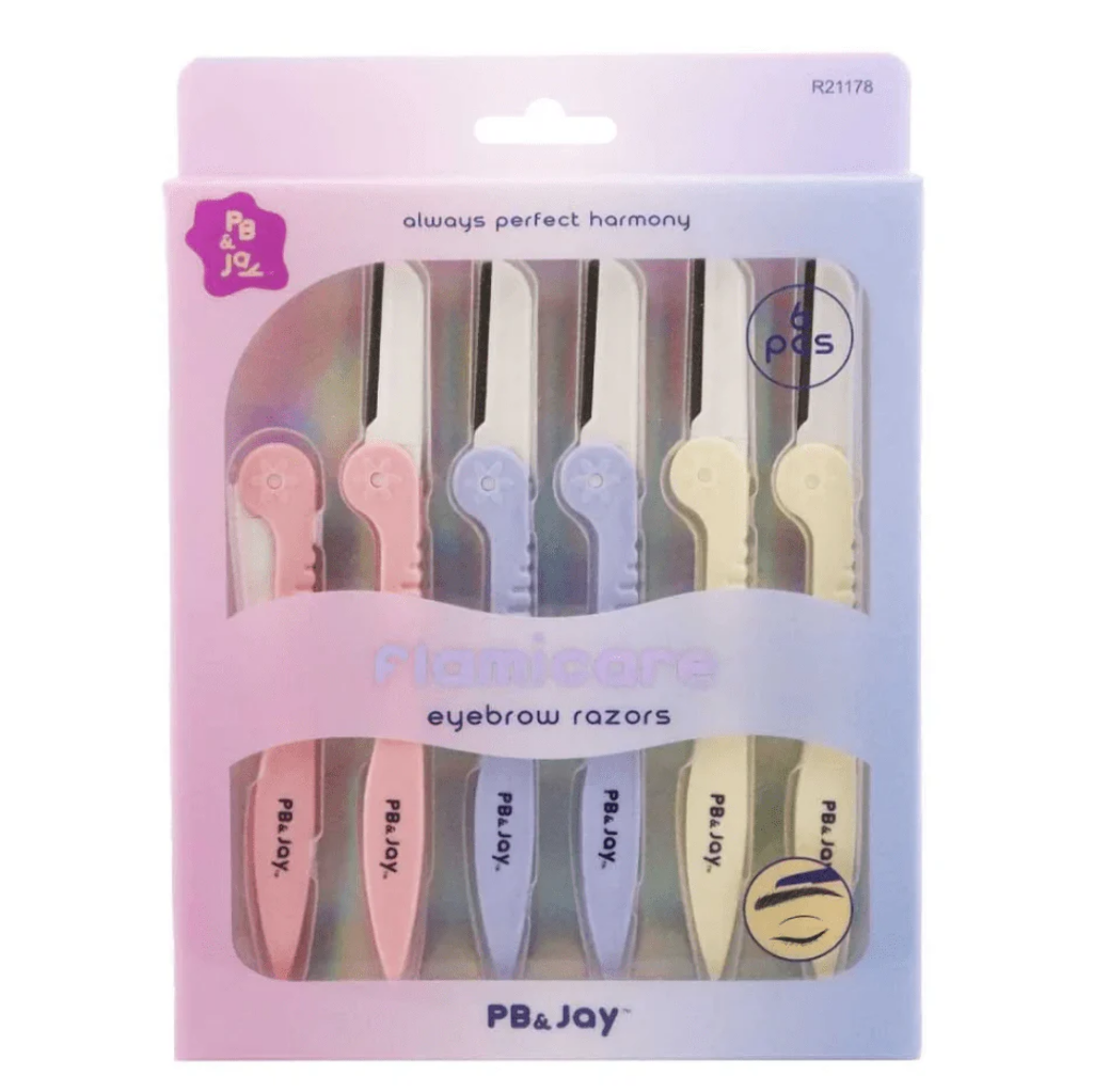 FLAMICARE EYEBROW RAZORS 6PC