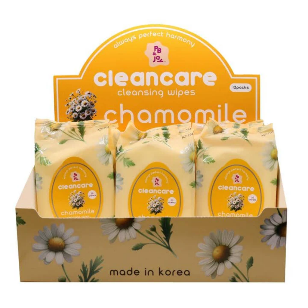 PB&JAY CLEANCARE CHAMOMILE MAKEUP TISSUE