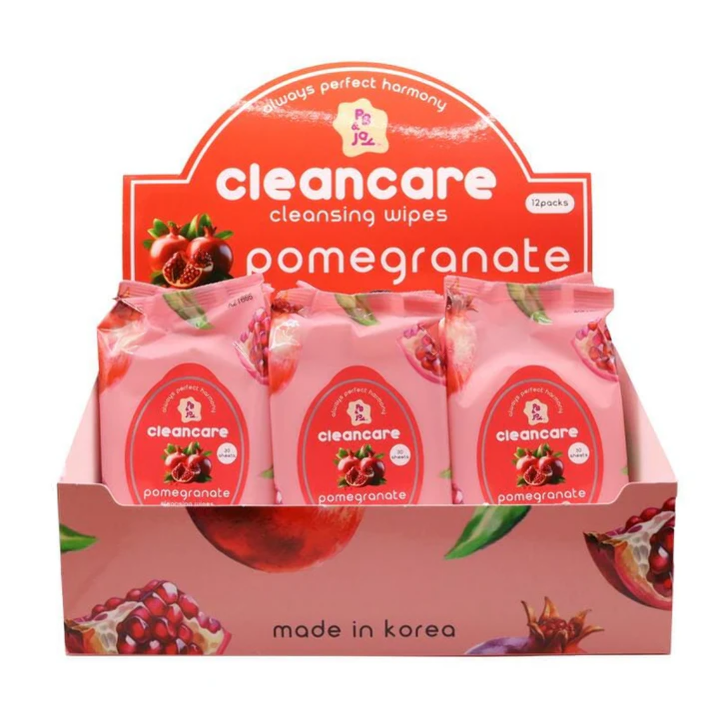 PB&JAY CLEANCARE POMEGRANATE MAKEUP TISSUE